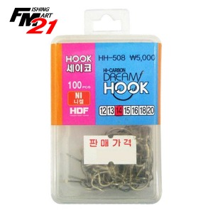 HDF 드림훅 세이코 니켈 덕용바늘 HH-508
